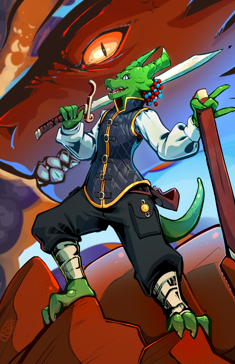 Kobold Raptor Rider Kobold and dragon by drowtales on DeviantArt