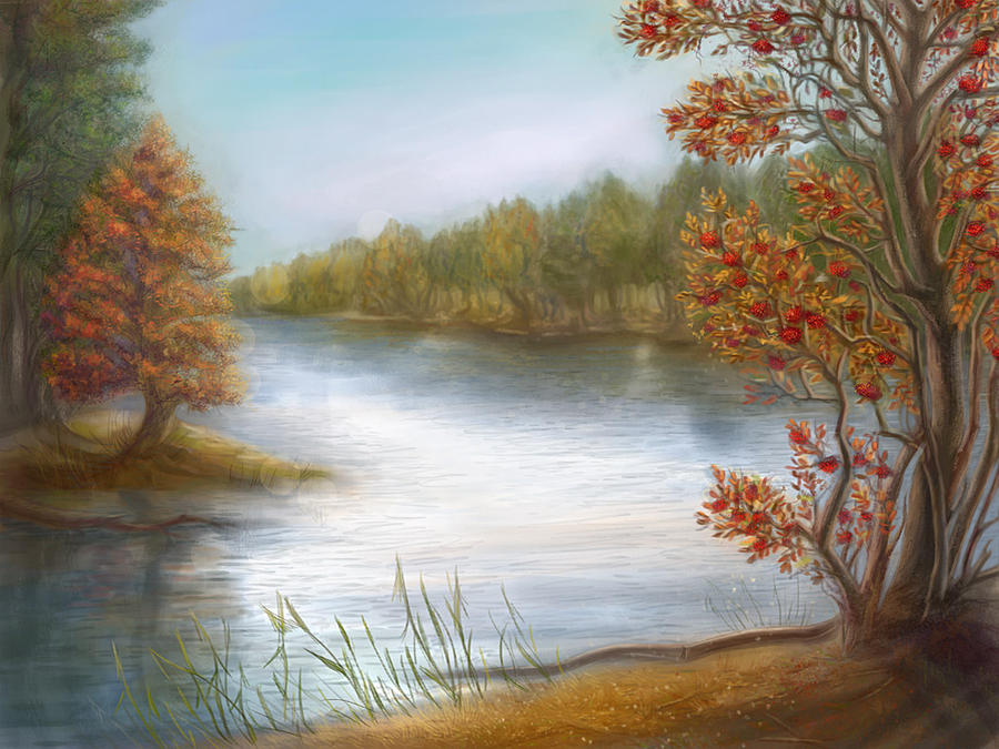 Autumn Landscape by Vasylina on DeviantArt