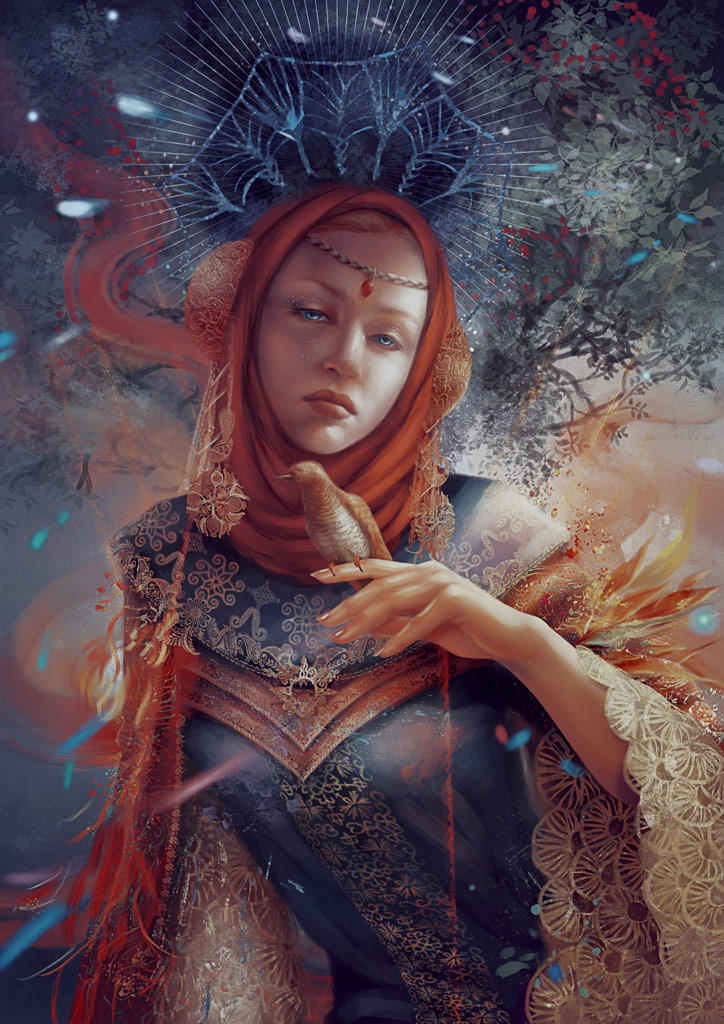 Mystery. Moon goddess by Vasylina