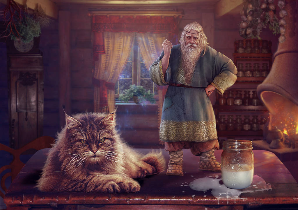 Slavic mythology. Domovoi by Vasylina
