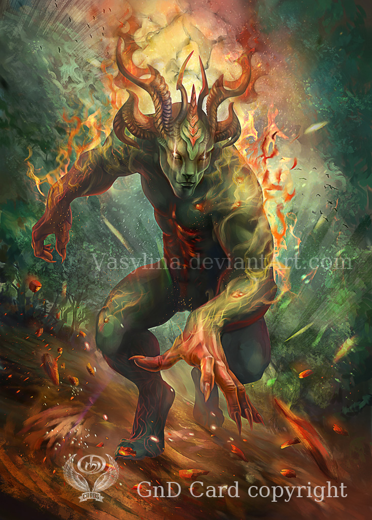 Elemental creature by Vasylina on DeviantArt