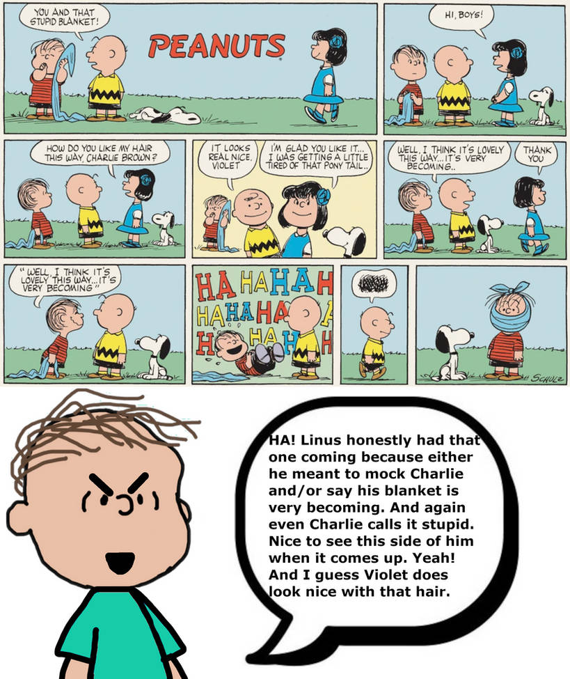 Rerun reacts too a Linus Very becoming strip by OdinPCDeviant2003 on ...