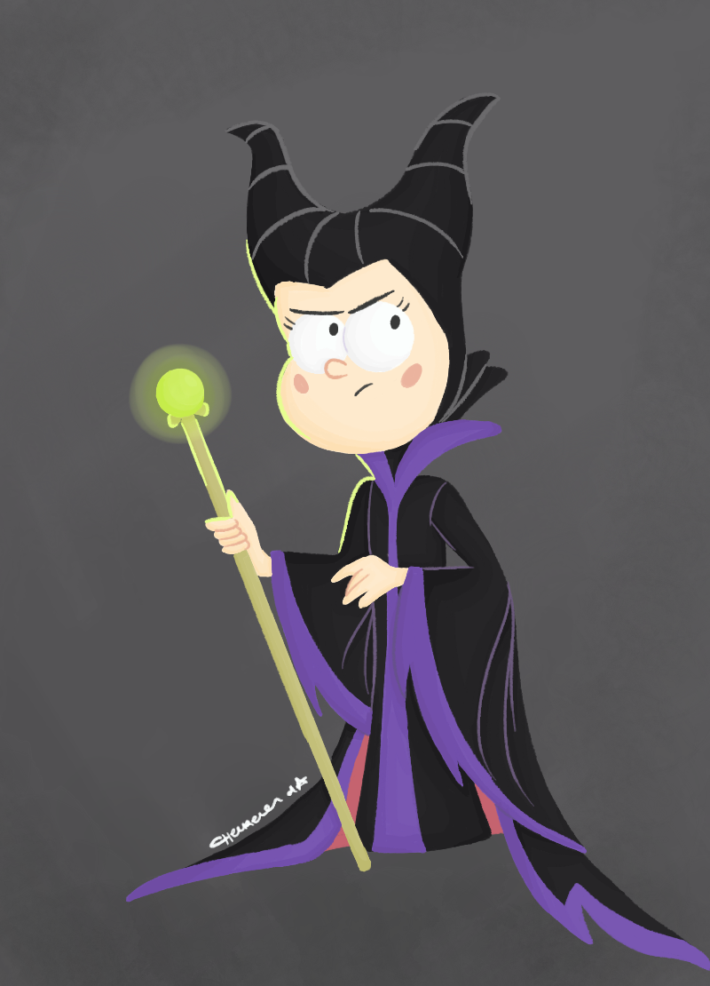 Mabel as Maleficent