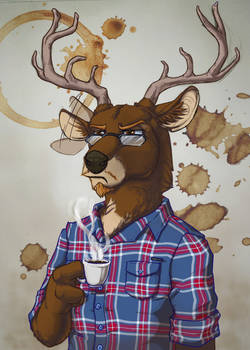 Janys the coffee deer