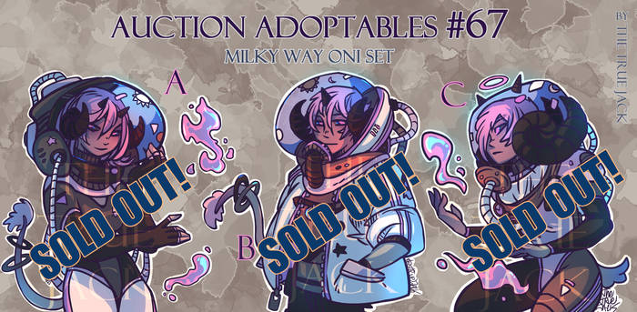 [closed] Milky Way Oni SET - Auction Adopt 67