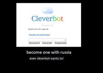 cleverbot wants to become one with russia