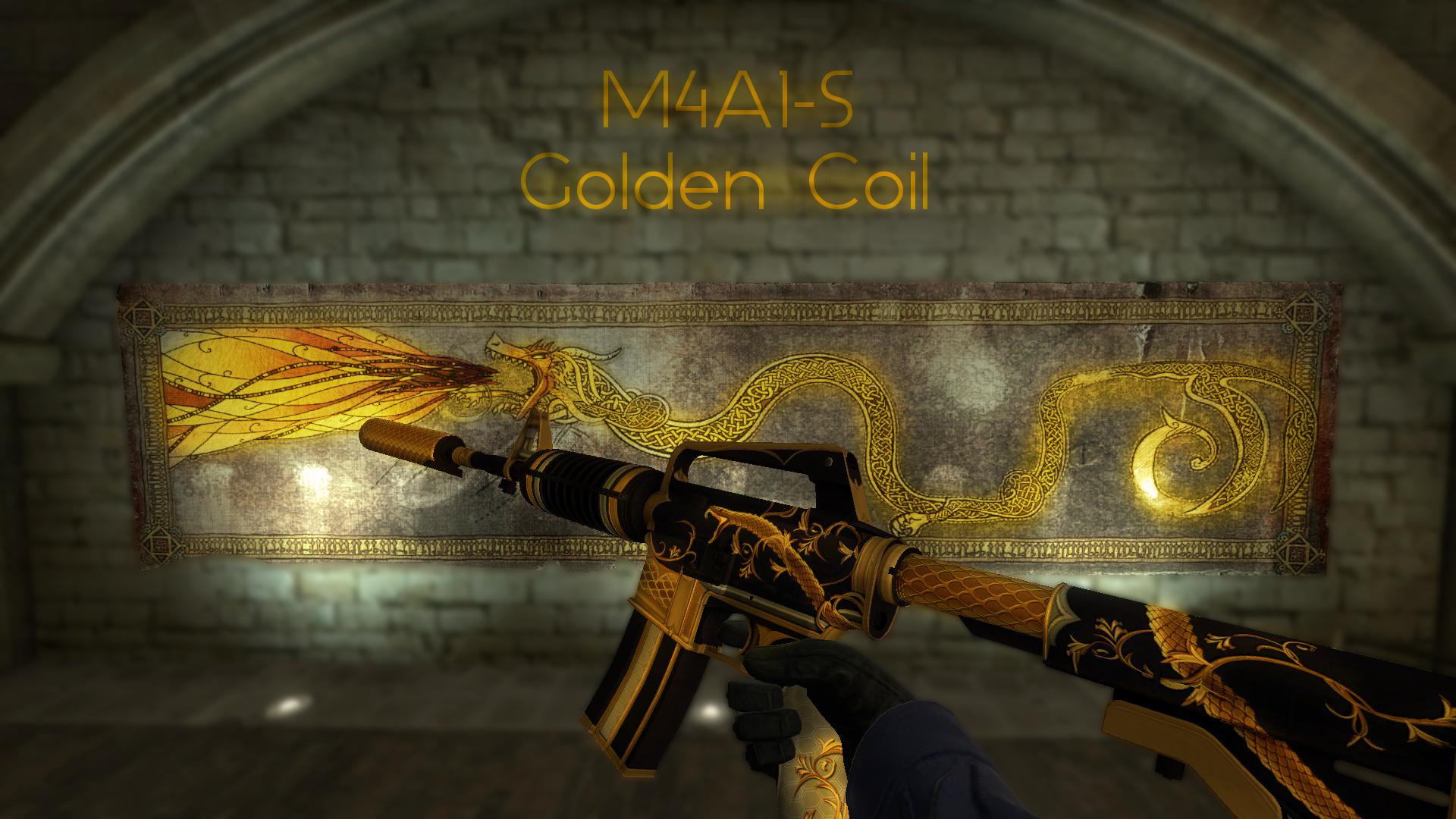 M4A1-S Golden Coil Design by Sunlightsean on DeviantArt M4A1-S Golden Coil Design by Sunlightsean on DeviantArt