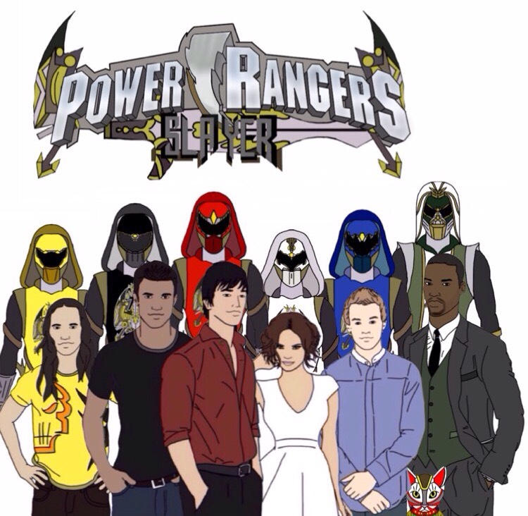 Updated!! Slayer Rangers Together Unmorphed by Eddmspy on DeviantArt