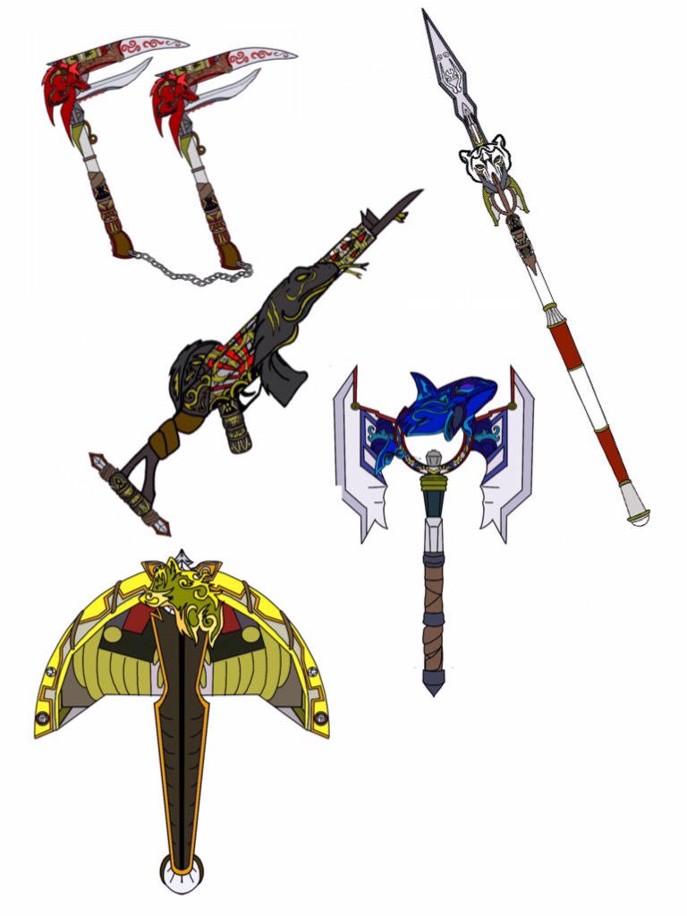 Power Ranger Slayer Weapons. by Eddmspy on DeviantArt