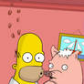 Spider Pig AND Homer Simpson