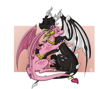 Dragon Hug - Ember x Wilk