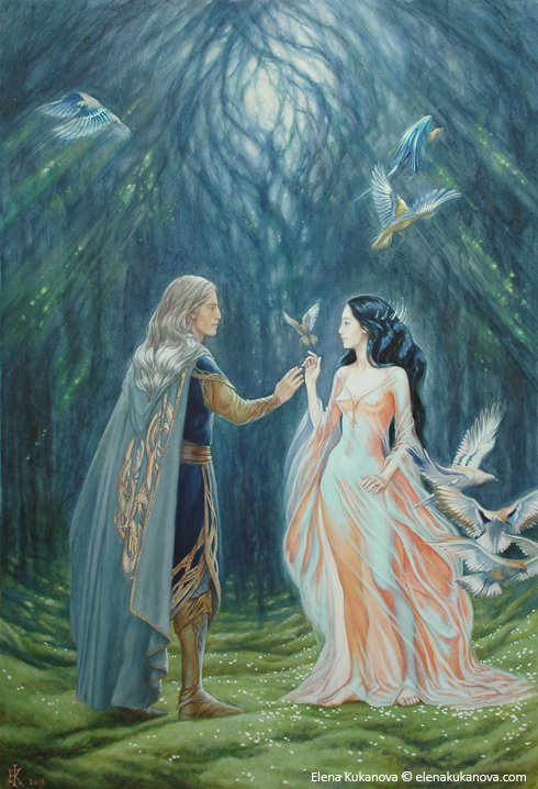 Nan Elmoth. Elwe and Melian