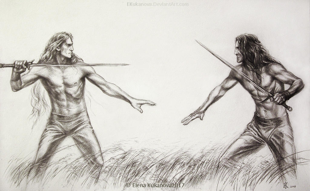 Friendly fight by EKukanova