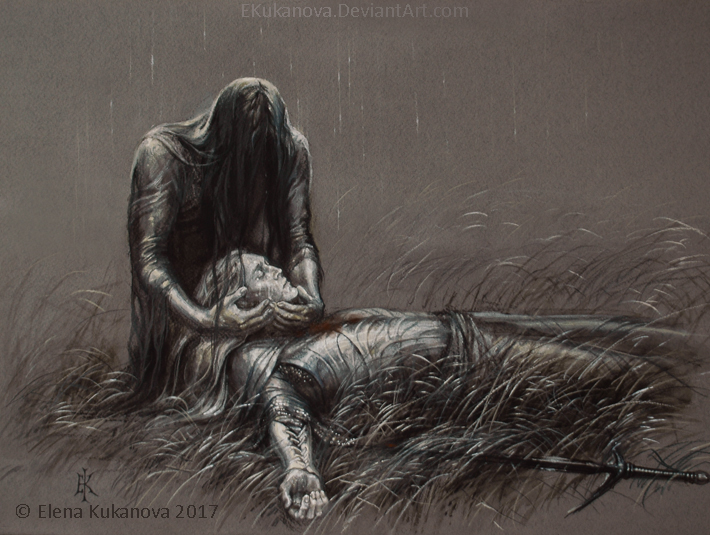 The Deth of Beleg by EKukanova