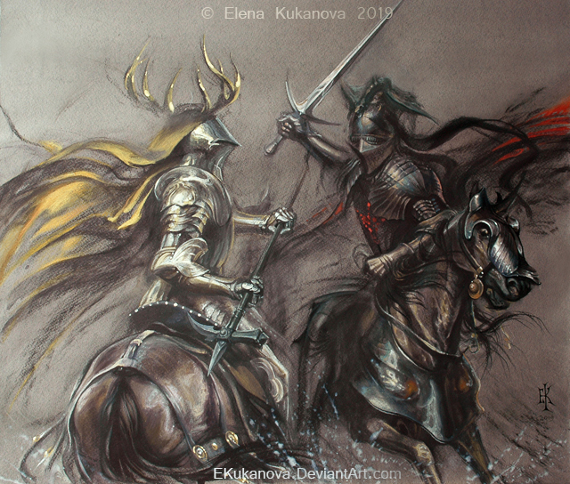Battle of the Trident by EKukanova