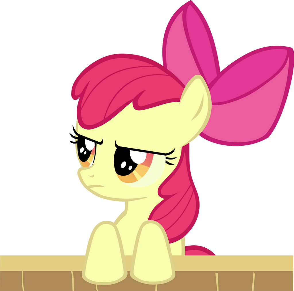 Apple Bloom serious