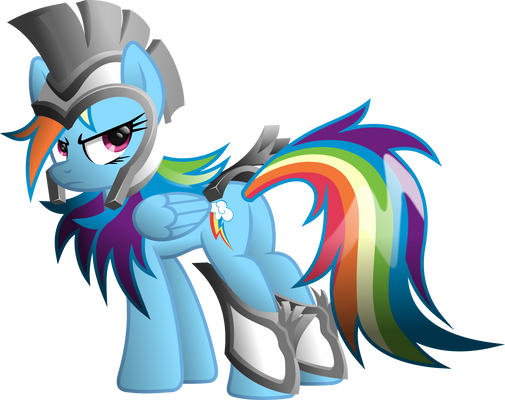 Rainbow Dash The Warrior