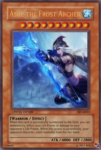 Ashe (LoL): Yu-Gi-Oh! Card