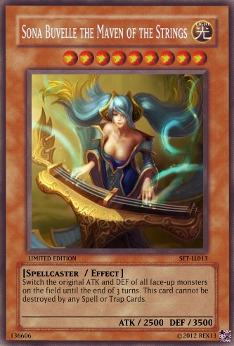 Sona (LoL): Yu-Gi-Oh! Card