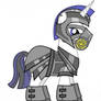 MLP OC: Riot Guard with Gas Muzzle