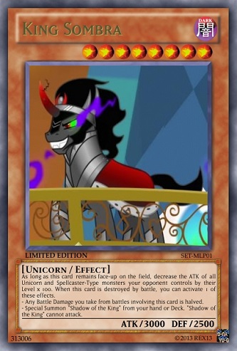 King Sombra (MLP): Yu-Gi-Oh! Card