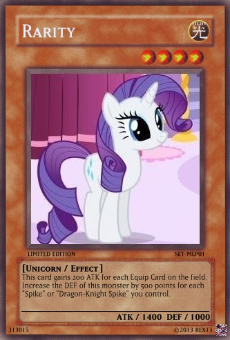 Rarity (MLP): Yu-Gi-Oh! Card