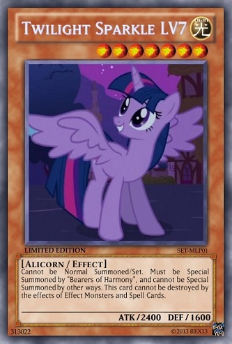 Alicorn Twilight Sparkle (MLP): Yu-Gi-Oh! Card