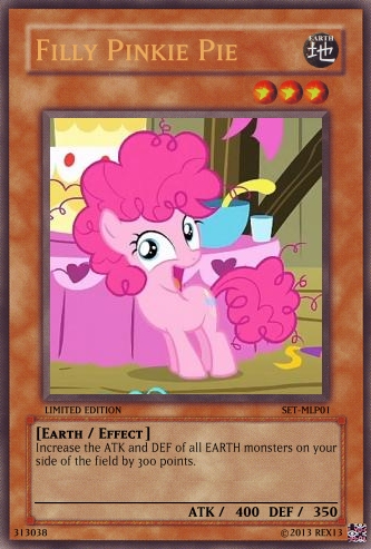 Filly Pinkie Pie (MLP): Yu-Gi-Oh! Card