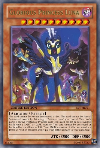 Glorious Princess Luna (MLP): Yu-Gi-Oh! Card