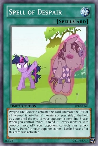 Spell of Despair (MLP): Yu-Gi-Oh! Card