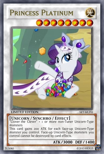 Princess Platinum (MLP): Yu-Gi-Oh! Card