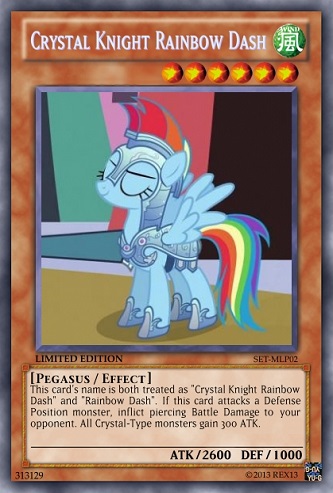 Knight Rainbow Dash (MLP): Yu-Gi-Oh! Card