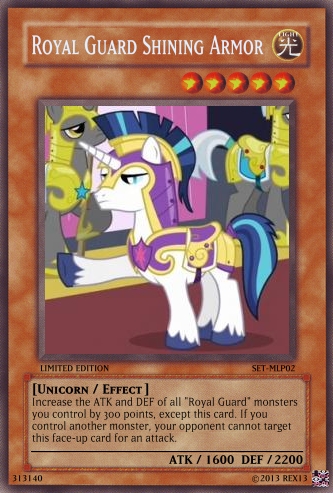 Royal Guard Shining Armor (MLP): Yu-Gi-Oh! Card