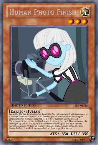 Human Photo Finish (MLP): Yu-Gi-Oh! Card