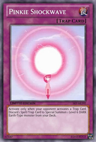 Pinkie Shockwave (MLP): Yu-Gi-Oh! Card by PopPixieRex on DeviantArt