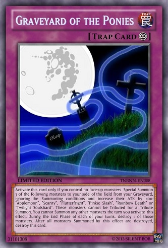 Pony Graveyard (MLP Nightmare Night): YGO! Card