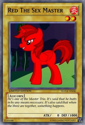 sex yugioh cards Magic The Gathering - Appeal draw 1 card. Red The Sex Master (MLP