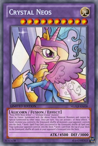 Crystal Neos Cadance (MLP): Yu-Gi-Oh! Card