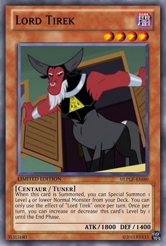 Lord Tirek (MLP): Yu-Gi-Oh! Card