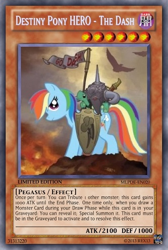 Destiny Pony HERO The Dash (MLP): Yu-Gi-Oh! Card