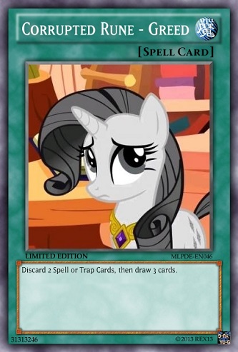 Corrupted Rune - Greed (MLP): Yu-Gi-Oh! Card