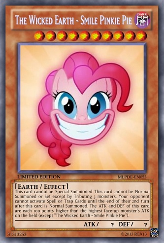 Smile Pinkie Pie (MLP): Yu-Gi-Oh! Card