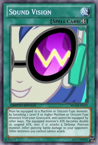 Sound Vision (MLP): Yu-Gi-Oh! Card