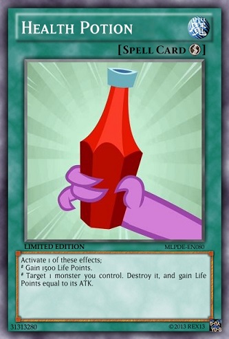 Health Potion (MLP): Yu-Gi-Oh! Card