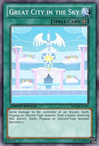 Great City in the Sky (MLP): Yu-Gi-Oh! Card