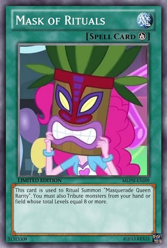 Mask of Rituals (MLP): Yu-Gi-Oh! Card