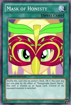 Mask of Honesty (MLP): Yu-Gi-Oh! Card