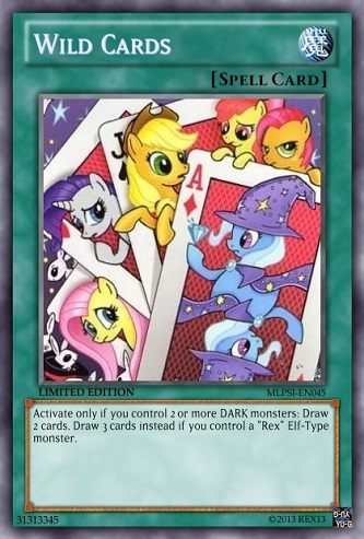 Wild Cards (MLP): Yu-Gi-Oh! Card