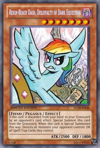 Reign-Beaux of Dark Equestria(MLP): Yu-Gi-Oh! Card