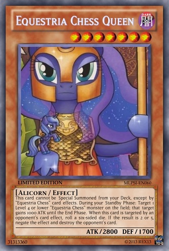Equestria Chess Queen Luna (MLP): Yu-Gi-Oh! Card